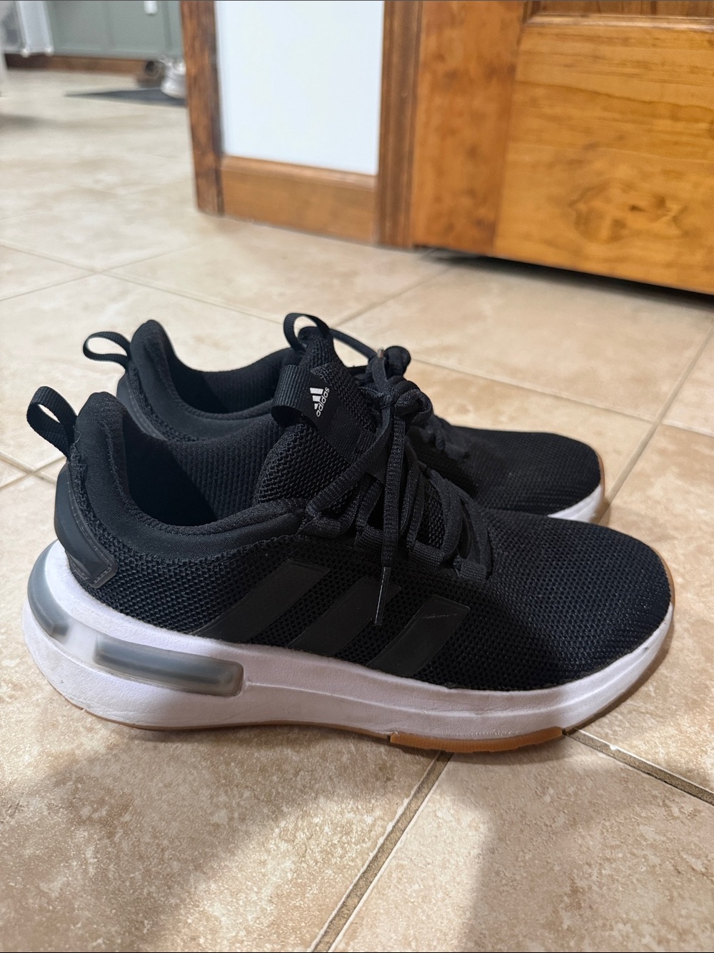 adidas Black and White Women's Running Sneakers